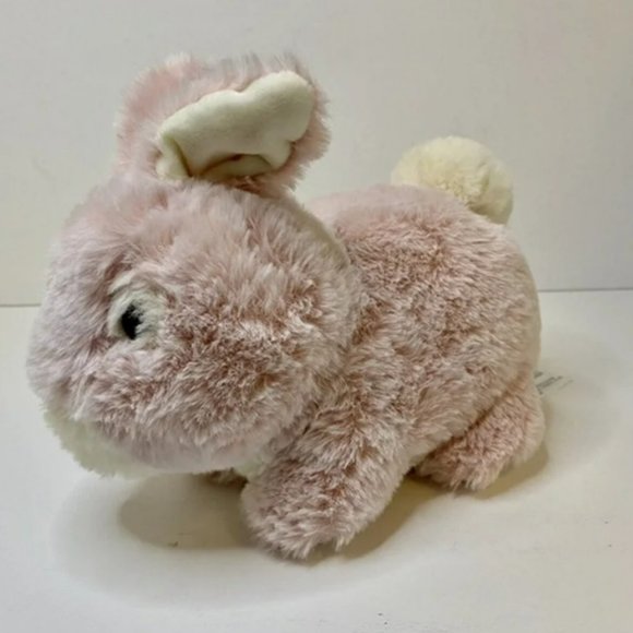 Plush Pink Bunny Rabbit Stuffed Animal Lovey Toy Easter - Picture 2 of 3